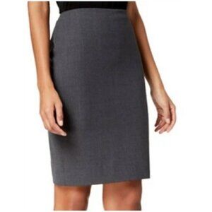 NWOT Anne Klein Executive Collection Gray Pencil Skirt Sz. 18